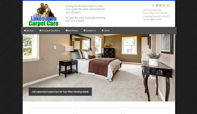 Carpet Cleaners Website