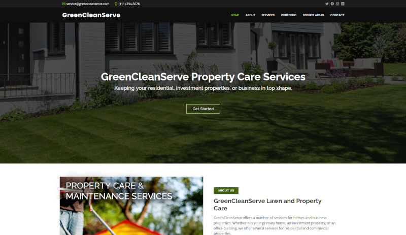 Lawncare & Landscape Web Development